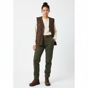 Vintage Lauren Ralph Lauren Womens Army Green Pants 8 Gorp Equestrian Military